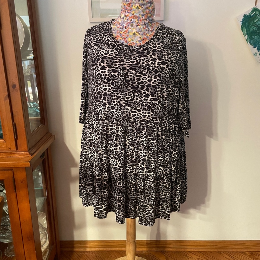 Leopard Print Dress/Tunic 26/28 Avenue